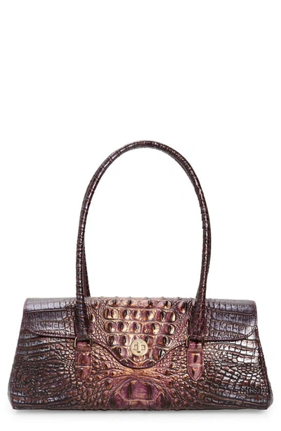 Brahmin Dayan Pomegranate Melbourne Satchel In Fig Jam Melbourne