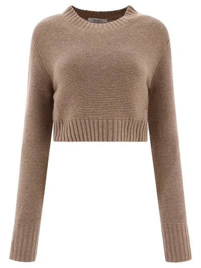 Max Mara Kaya Sweater In Cammello