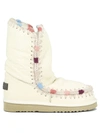 MOU MOU ESKIMO 24 OVERSTITCHING ANKLE BOOTS