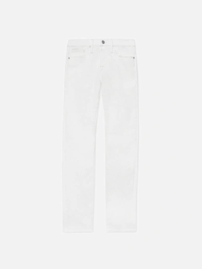Frame L'homme Slim Twill Jeans In White