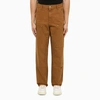 Carhartt Double-knee Relaxed Straight Fit Pants In Brown