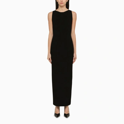 Khaite Evelyn Stretch-knit Maxi Dress In Black