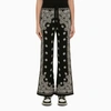 Amiri Black Bandana Lounge Pants In Black