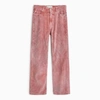 OUR LEGACY OUR LEGACY | ANTIQUE PINK VELVET TROUSERS