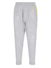 Dsquared2 Straight Leg Trousers Side Stripe Detail In Grey