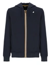 K-way Jacket  Men Color Blue In Blue