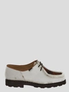 Paraboot Lace-up Derby Shoes Fur Texture In Brown