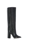 Paris Texas Anja Boot 70 High Heels Boots In Black Leather In Black