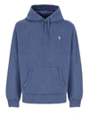 Polo Ralph Lauren Loopback Fleece Hoodie In Blue