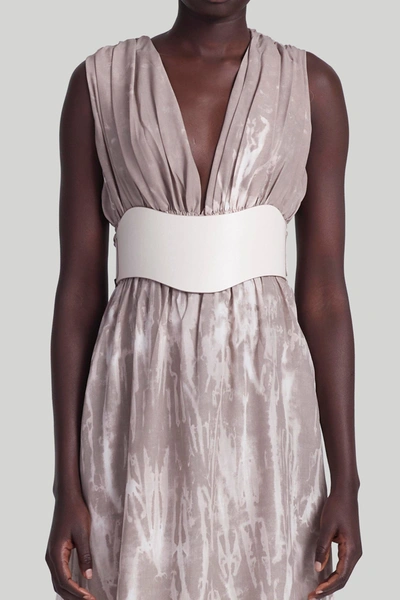 Altuzarra 'reversible' Corset Belt In Balsam/ivory