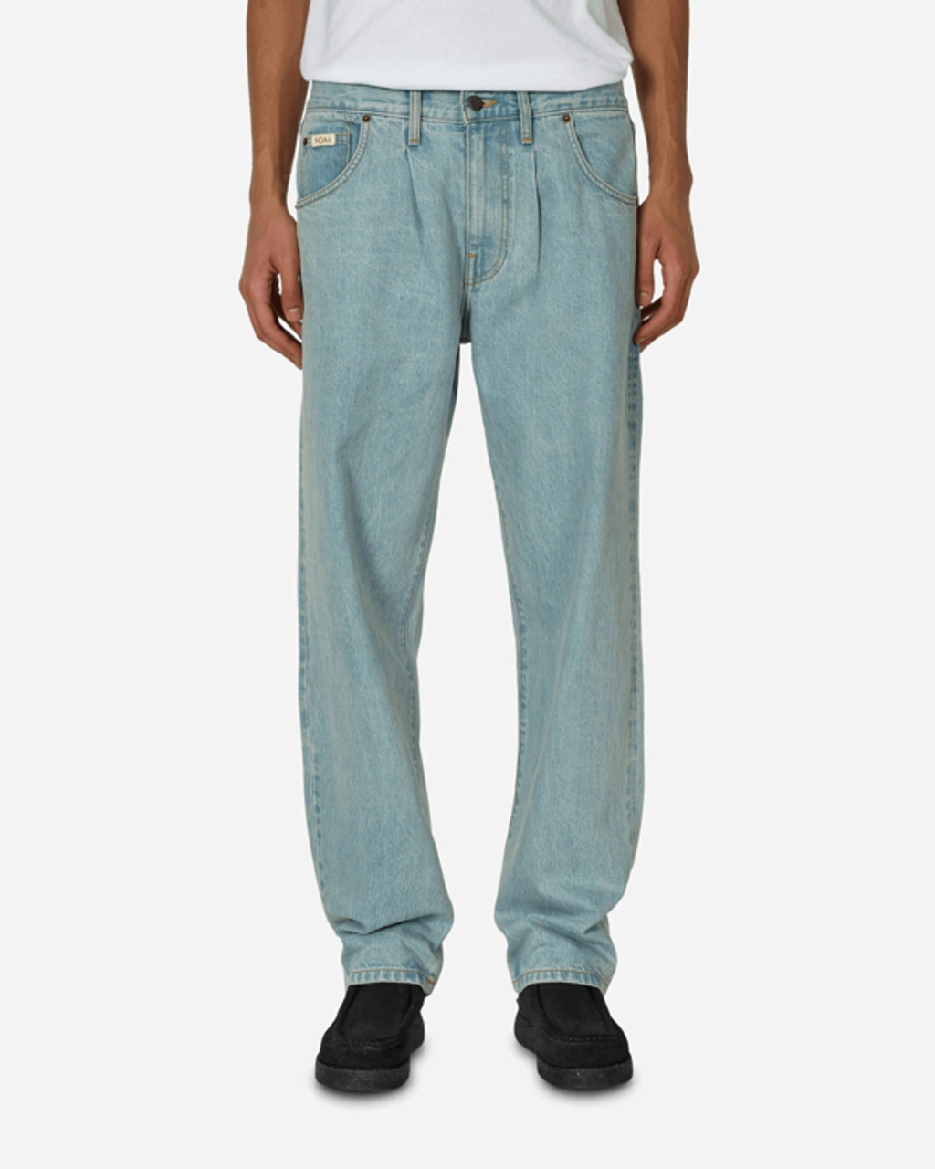 76740987_1?w=1024 NOAH Pleated Jeans Light Wash 30