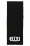 Givenchy College Reversible Muffler Scarf In Black White
