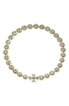 TORY BURCH CRYSTAL STATEMENT NECKLACE