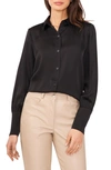 Halogen Button-up Shirt In Rich Black