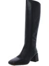 Vince Maggie High Womens Leather Square Toe Knee-high Boots In Black