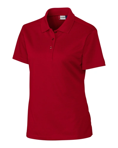 Clique Lady Malmo Pique Polo Shirt In Red