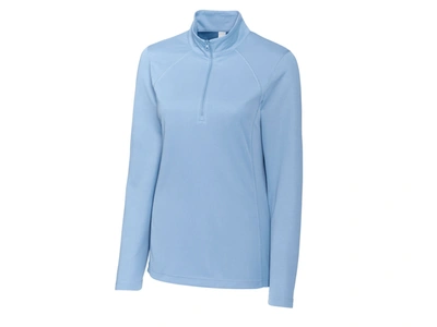 Clique Summit Lady Half Zip Microfleece Jacket In Blue