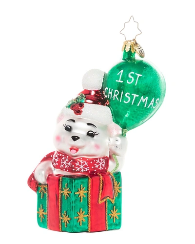 Christopher Radko Baby Bear's 1st Christmas Christmas Ornament