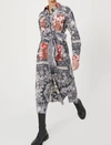 CHUFY KELLER ORGANIC COTTON MAXI DRESS IN HANS GRAY