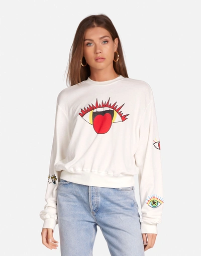 Lauren Moshi Spalding Rocker Eye In Milk