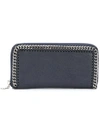 STELLA MCCARTNEY STELLA MCCARTNEY FALABELLA ZIP WALLET - BLUE,460907W913212203773