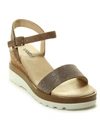 Vaneli Cedra Platform Wedge Sandal In Green