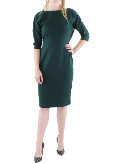 Calvin Klein Womens Business Knee Sheath Dress In Multi