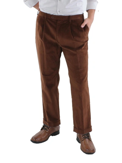 Lauren Ralph Lauren Men's Classic-fit Stretch Corduroy Performance Pants In Brown