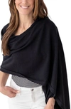 Zestt Organics The Dreamsoft Travel Scarf In Black