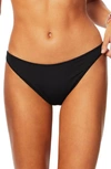 Ramy Brook Joelle Ruched Bikini Bottoms In Black