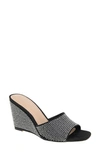 Bcbgeneration Bcbg Giani Wedge Slide Sandal In Black-clear