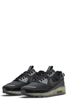 Nike Air Max Terrascape 90 Recycled-textile Low-top Trainers In Black