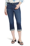 Nydj Marilyn Cuffed Crop Straight Leg Jeans In Dimension