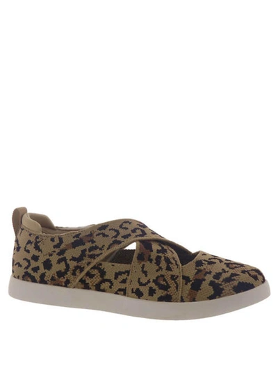 Yellowbox Octavia Womens Leopard Print Cut-out Fashion Loafers In Multi