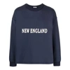 Bode New England Cotton Jersey Sweatshirt In Blue