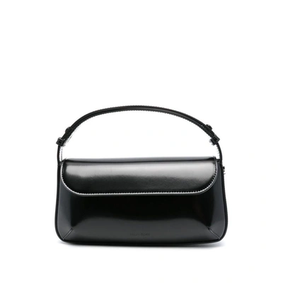 Courrèges Courreges Woman Black Leather Sleek Handbag