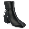 Journee Collection Beverly Tru Comfort Block Heel Bootie In Black