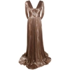 Iris Serban Lara Pleated Silk Dress