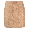 Paloma Wool Beige Vittoria Miniskirt In Brown
