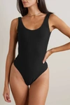 Anine Bing Black Jace One Piece Swimsuit In Black