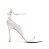 Sophia Webster Mariposa Ankle Strap Sandal In White/silver