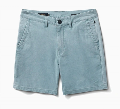 Roark Men's Porter Wash Short In Stone Blue