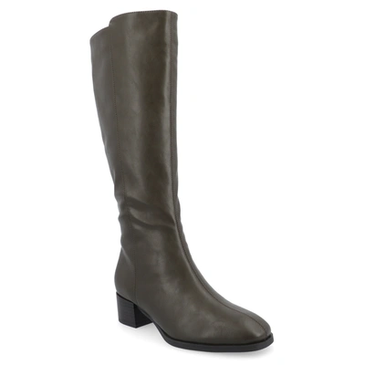Journee Collection Collection Women's Tru Comfort Foam Devri Boots In Olive