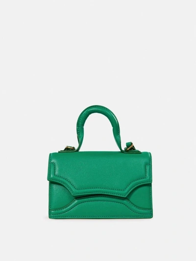 Essentiel Antwerp Deedee Faux Leather Mini Bag In Green In Pink