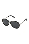 ELIZABETH AND JAMES REED SUNGLASSES IN BLACK