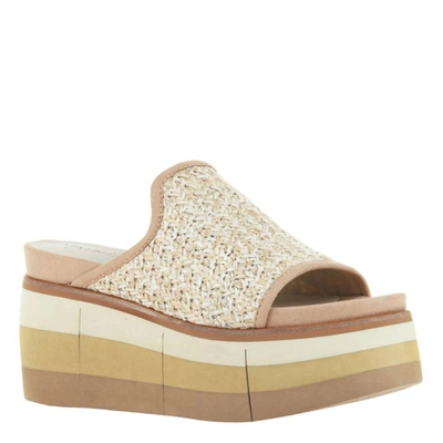 Naked Feet Flocci Wedge Sandals In Brown