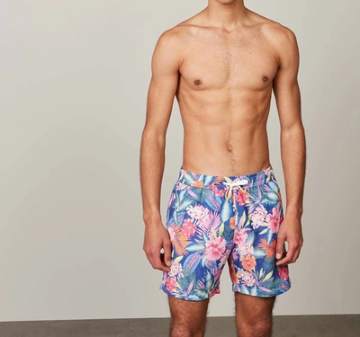 Hartford Hibiscus Print Swimwear In Multi