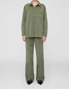 Anine Bing Koa Pant In Army Green In Green