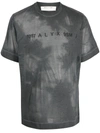 Alyx Graphic-print Cotton-blend T-shirt In Grey