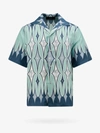 Amiri Argyle-print Silk Shirt In Multicolor